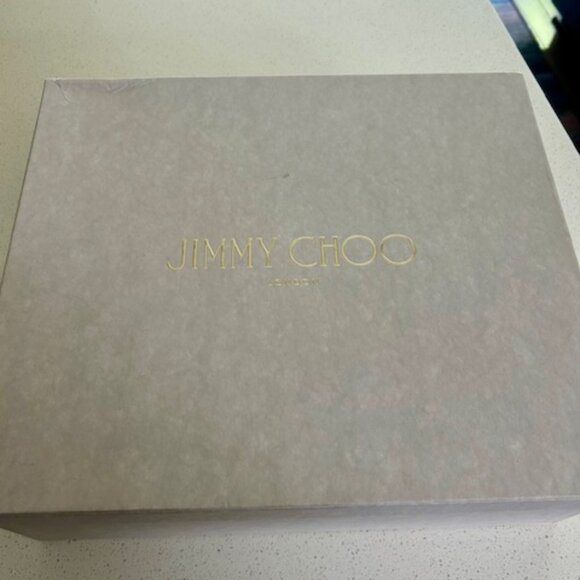 JIMMY CHOO AVERLY 100 IVORY WITH CRYSTALS - Picture 2 of 7